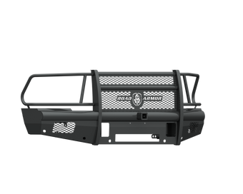 compare product Road Armor 10-18 Dodge 2500 Vaquero Front Bumper Full Guard 2in Receiver - Tex Blk