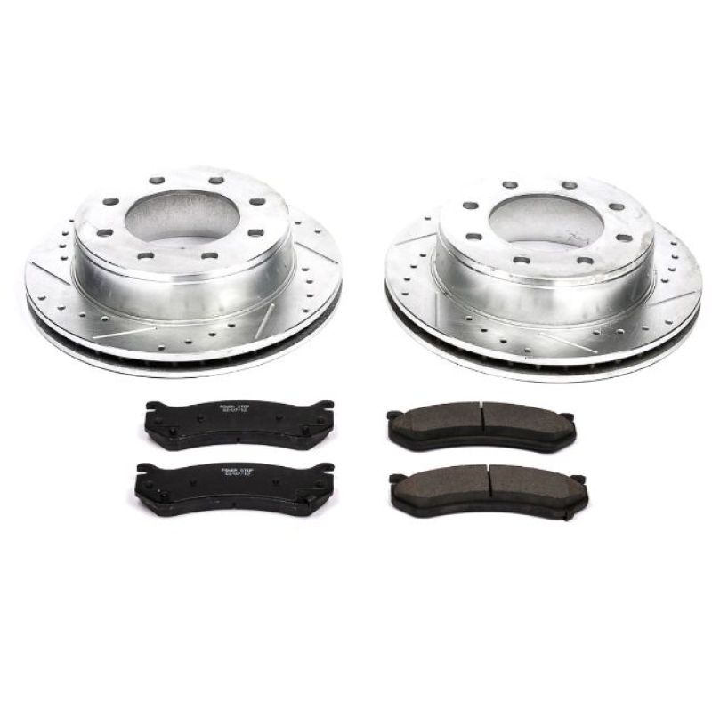 Power Stop 01 - 03 Chevrolet Silverado 1500 HD Rear Z23 Evolution Sport Brake Kit - My Store