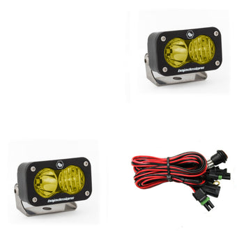 compare product Baja Designs S2 Sport Driving Combo Pattern Pair LED Work Light - Amber