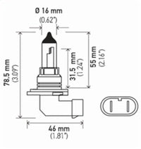 Hella 9006 12V 55W Halogen Bulb - My Store