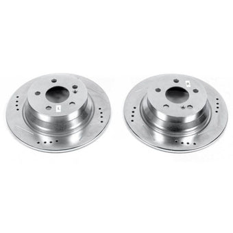 compare product Power Stop 14-16 Mercedes-Benz E250 Rear Evolution Drilled & Slotted Rotors - Pair