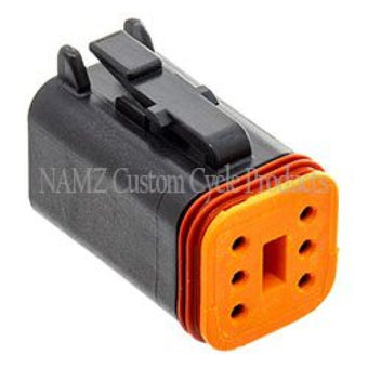 compare product NAMZ Deutsch DT Series 6-Wire Plug & Wedgelock - Black (Repl. HD 72116-94BK)