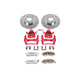 Power Stop 00 - 01 Infiniti I30 Front Z26 Street Warrior Brake Kit w/Calipers - My Store