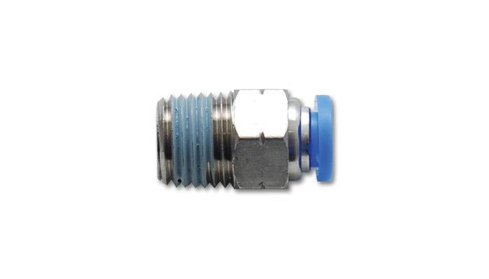 Vibrant Male Straight Pneumatic Vacuum Fitting 1/8in NPT Thread for use with 3/8in 9.5mm OD tubing - My Store