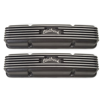compare product Edelbrock Valve Cover Classic Series Chevrolet 1959-1986 262-400 CI V8 Black