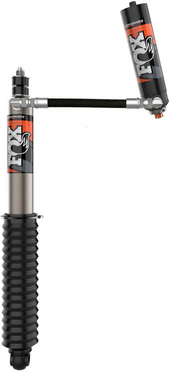 compare product Fox 2022+Toyota Tundra w/Ext Brake Lines 1.5-3in Lift Rear Perf Elite Series 2.5 Res Shocks - Adj