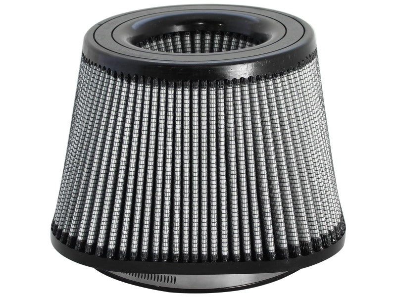 aFe Magnum FLOW Universal Air Filter w/Pro DRY S 7 - 1/8IN F x (8 - 3/4 x 8 - 3/4 )IN B x 7IN T x 5 - 3/4IN - My Store