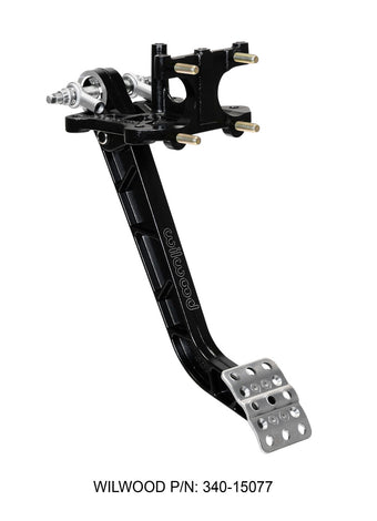 compare product Wilwood Adjustable-Trubar Brake Pedal - Dual MC - Rev. Swing Mount - 6.25:1