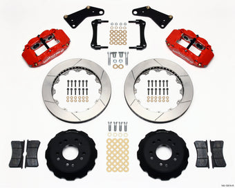 compare product Wilwood Narrow Superlite 6R Front Hat Kit 13.06in Red 65-82 Corvette C2/C3