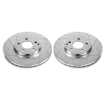 compare product Power Stop 04-05 Mercedes-Benz E320 Front Evolution Drilled & Slotted Rotors - Pair