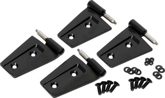 compare product Kentrol 07-18 Jeep Wrangler JK Door Hinge Set 4 Pieces 2 Door - Powdercoat Black