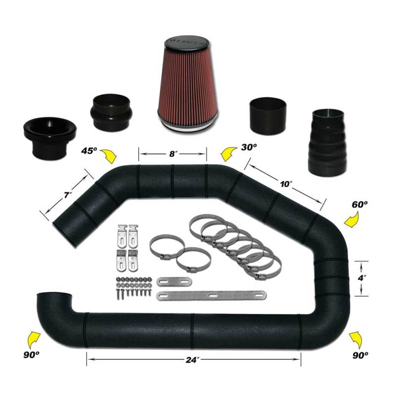 Airaid U - Build - It - Universal 4in Master Kit II w/700 - 469 9in Filter - My Store
