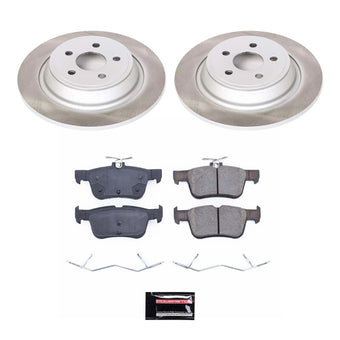 compare product Power Stop 17-20 Lincoln MKZ Rear Semi-Coated Rotor Kit