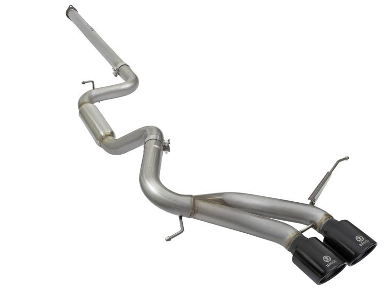 aFe Takeda 3in SS Exhaust Cat - Back 13 - 16 Ford Focus ST 2.0L Black Tips - My Store