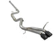 aFe Takeda 3in SS Exhaust Cat - Back 13 - 16 Ford Focus ST 2.0L Black Tips - My Store