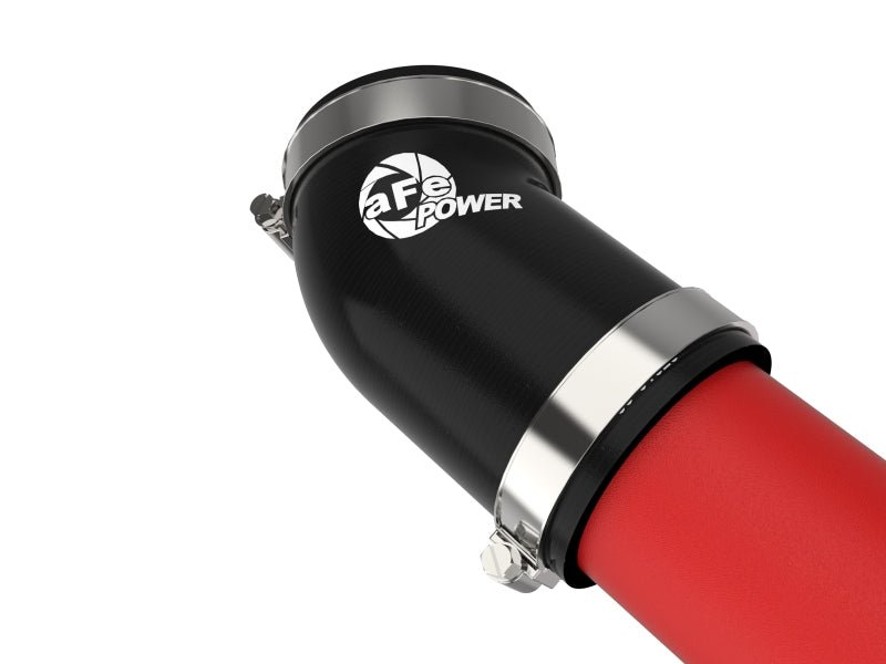 aFe 20 - 23 Ford Explorer ST V6 3.0L (tt) BladeRunner 2 - 3/4in Aluminum Cold Charge Pipe - Red - My Store
