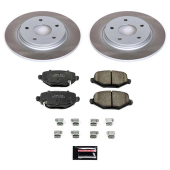 compare product Power Stop 13-14 Volkswagen Routan Rear Semi-Coated Rotor Kit