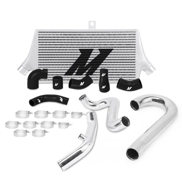 Mishimoto Subaru 08 - 15 WRX STi Top - Mount Intercooler Kit - Powder Coated Black & Black Hoses - My Store