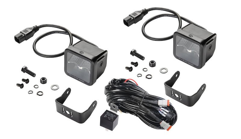 Hella Universal Black Magic 2.7in L.E.D. Cube Kit - Flood Beam - My Store