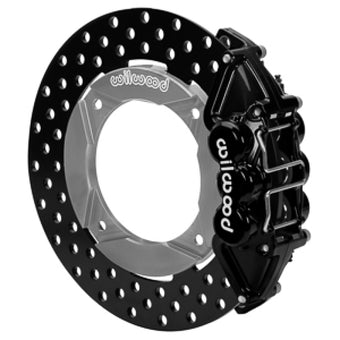 compare product Wilwood 2019 Polaris Turbo UTV6 Rear Kit 11.25in Drilled - Black
