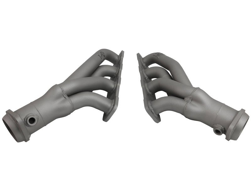 aFe Twisted Steel 304SS Short Header 15 - 22 Dodge Challenger SC V8 - 6.2L / 6.4L HEMI Titanium Coating - My Store