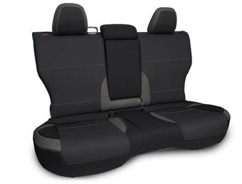 compare product PRP 2021+ Subaru Outback Rear Bench Seat Cover - Black and Gray