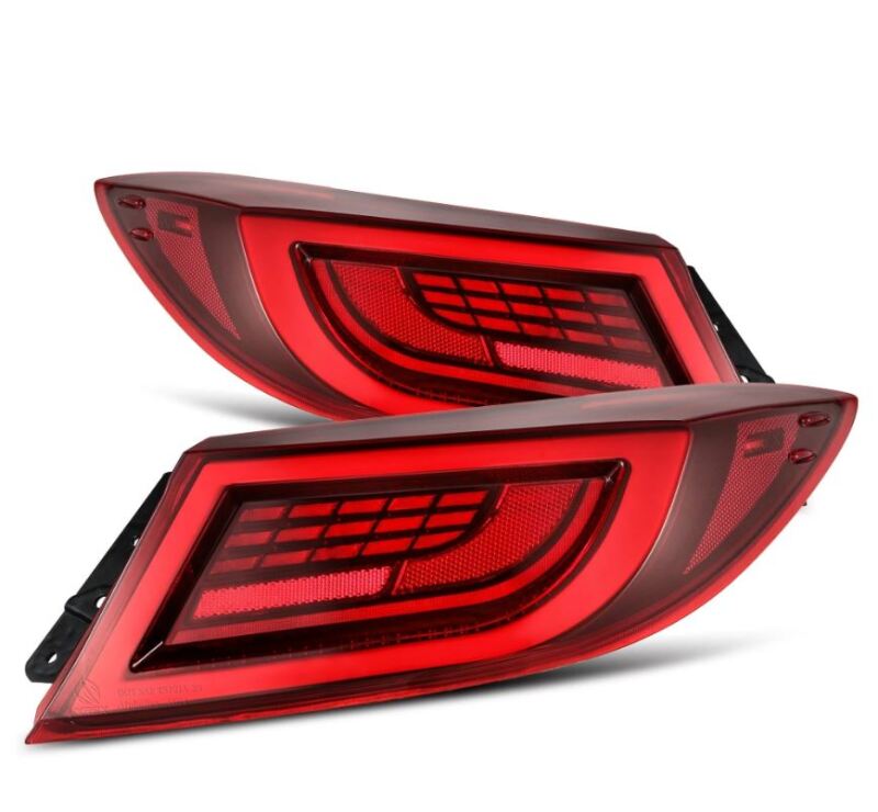 AlphaRex 22 - 24 Toyota GR86 LUXX LED Taillights Vivid Red - My Store