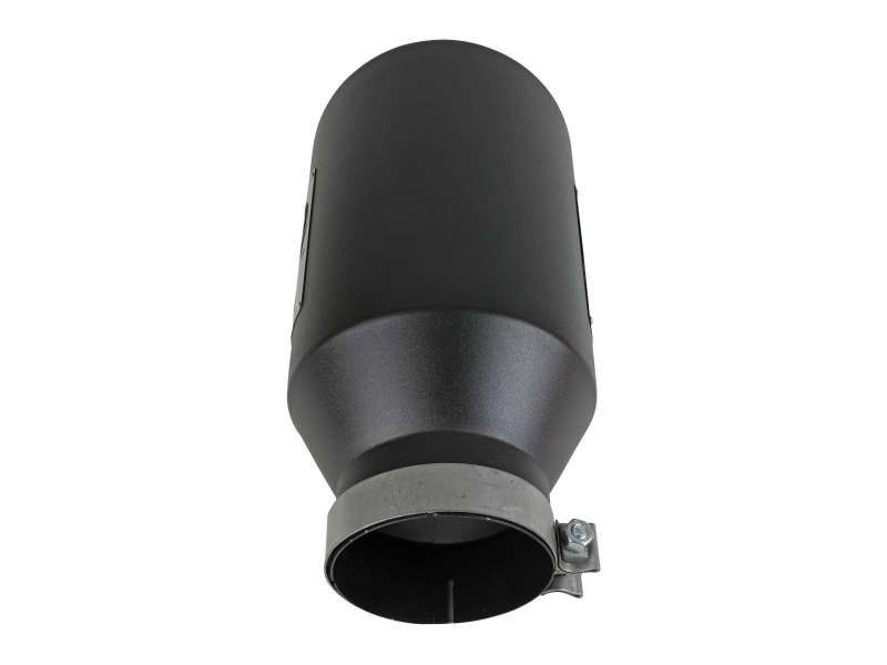 aFe Power Universal 5in Inlet 8in Outlet MACH Force - XP Clamp - On Exhaust Tip - Black - My Store