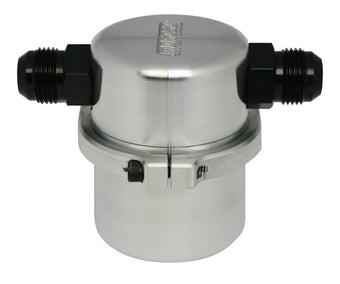 compare product Moroso Universal Air/Oil Separator Catch Can -12An Inlet/Outlet - Billet Aluminum