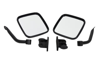 compare product Kentrol 97-18 Jeep Wrangler TJ/JK E-Z Detach Mirrors Pair - Textured Black