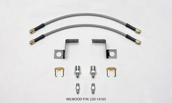 compare product Wilwood Flexline Kit 14 inch -3 3/8-24 IF 1/8 NPT Straight