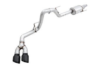 compare product AWE Tuning 2015+ Ford F-150 0FG Single Exit Performance Exhaust System w/4.5in Diamond Black Tips