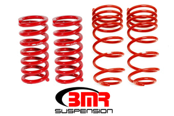 compare product BMR 82-82 3rd Gen F-Body Lowering Spring Kit (Set Of 4) - Red