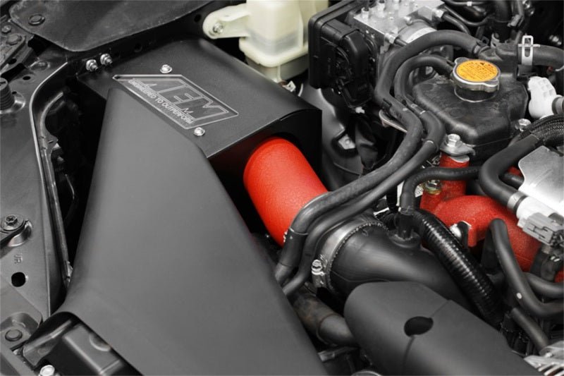 AEM 2018 Subaru WRX STI 2.5L H4 F/I Cold Air Intake System - Wrinkle Red - My Store
