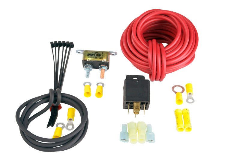 Aeromotive 30 Amp Fuel Pump Wiring Kit (Incl. Relay/Breaker/Wire/Connectors) - My Store