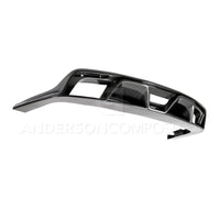 Anderson Composites 15 - 16 Ford Mustang R - Style Carbon Fiber Rear Valance (for Quad Tip Exhaust) - My Store