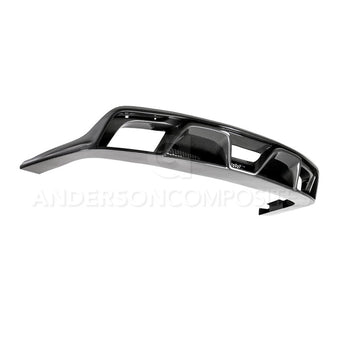 compare product Anderson Composites 15-16 Ford Mustang R-Style Carbon Fiber Rear Valance (for Quad Tip Exhaust)