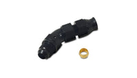 Vibrant 45 Degree 3/8in Tube to Male - 6AN Flare Adapter w/ Olive Inserts - My Store