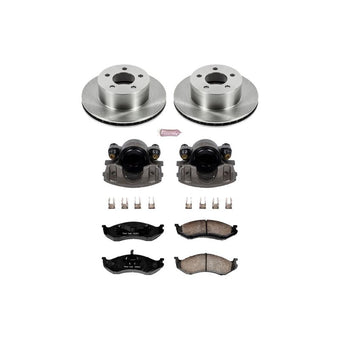 compare product Power Stop 90-99 Jeep Cherokee Front Autospecialty Brake Kit w/Calipers