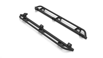 compare product N-Fab Trail Slider Steps 16-20 Toyota Tacoma Crew Cab All Beds - SRW - Textured Black