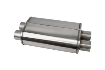 compare product Corsa PRO-Series Tuned 304SS Muffler 3.0in Dual Inlet/Outlet - 22.25in OAL