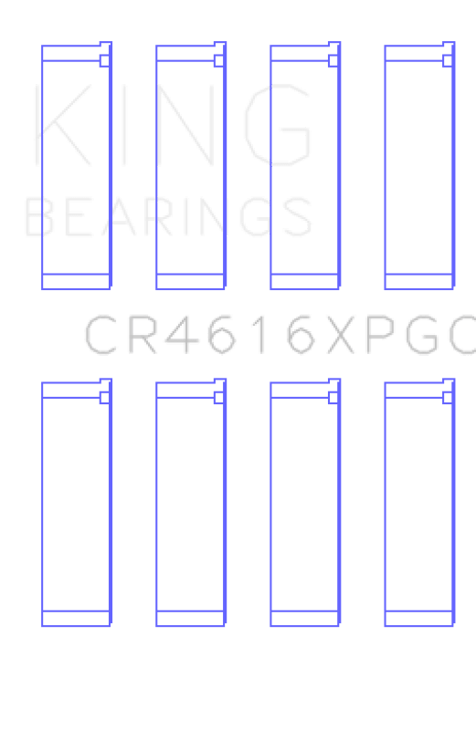 King Engine Bearings Subaru FA20 (Size .026) pMaxKote Performance Rod Bearing Set - My Store