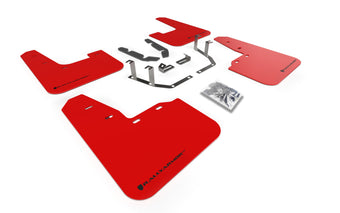 compare product Rally Armor 18-23 Ford Fiesta ST MK8 Red UR Mud Flap w/Black Logo