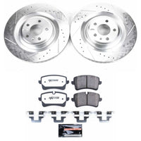 Power Stop 16 - 18 Audi A7 Quattro Rear Z26 Street Warrior Brake Kit - My Store