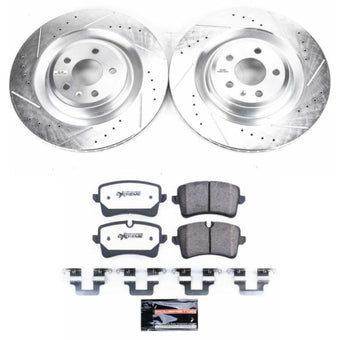 compare product Power Stop 16-18 Audi A7 Quattro Rear Z26 Street Warrior Brake Kit