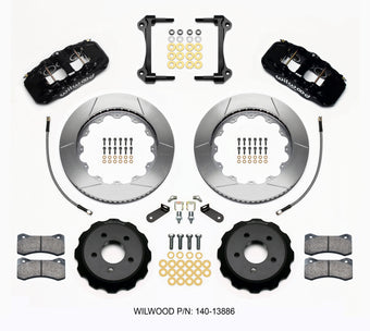 compare product Wilwood AERO6 Front Hat Kit 14.00 15-23 Mustang w/Lines
