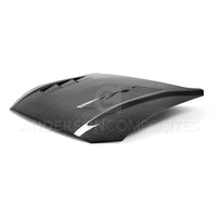 Anderson Composites 2018 Ford Mustang GT Type - SA Style Heat Extractor Double Sided Carbon Fiber Hood - My Store