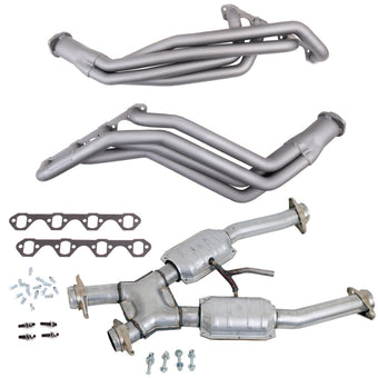 compare product BBK 94-95 Ford Mustang 5.0L Manual Trans 1-5/8 Long Tube Headers w/Catted X-Pipe (Ti Ceramic)