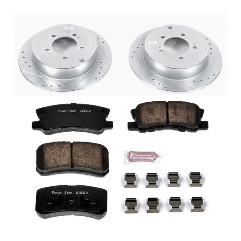 Power Stop 09 - 15 Mitsubishi Lancer Rear Z23 Evolution Sport Brake Kit - My Store