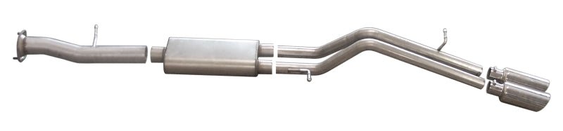 Gibson 08 - 09 Hummer H2 Base 6.2L 2.25in Cat - Back Dual Sport Exhaust - Stainless - My Store